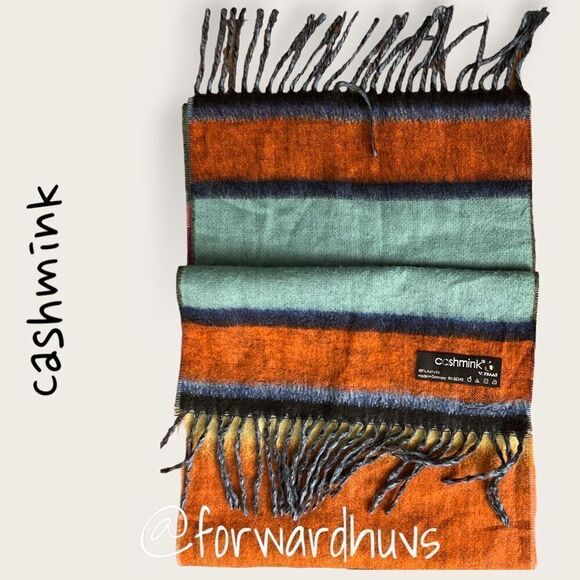 V. Fraas Cashmink Multi-Colored Scarf | Made in Germany - Picture 7 of 10